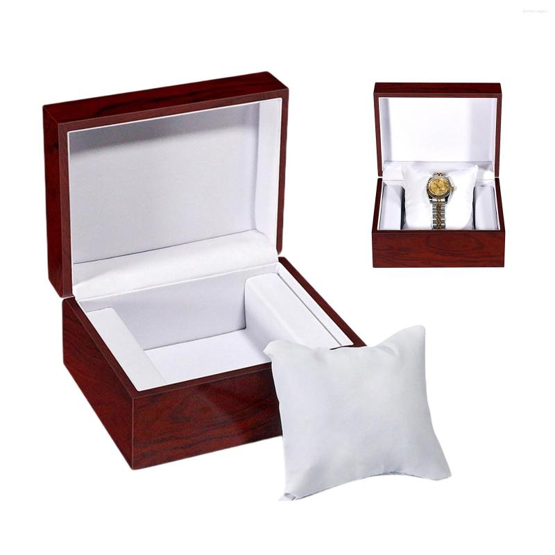 Watch Boxes Storage Case With Removable White Pillow Showcase Wristwatch Display For Personal Or Retail Shop
Watch Boxes Storage Case With Removable White Pillow Showcase Wristwatch Display For Personal Or Retail Shop