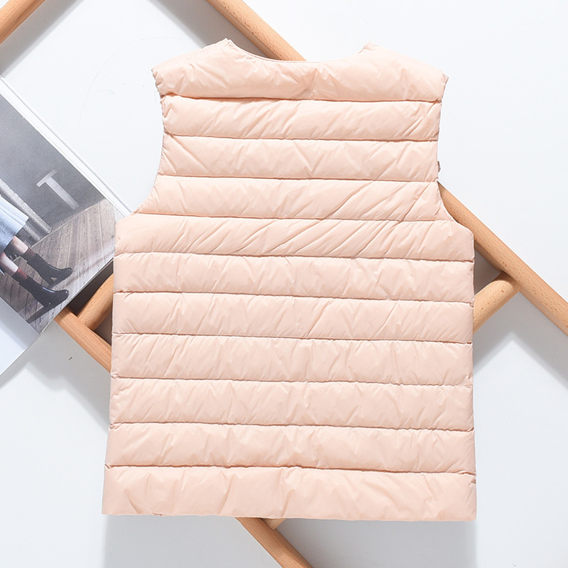 Women's Down Parkas Women's Warm Vest Spring Lightweight Padded Jackets Ultralight Winter Light Quilted Coats Puffer Woman down Coat lady du