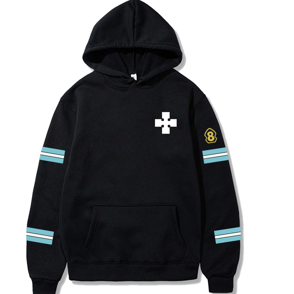Fire Force Cosplay Harajuku Man Woman Pullovers Tops Anime Hoodie Fashion Winter coats