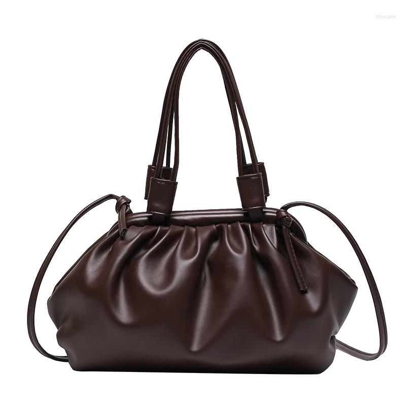 Evening Bags Solid Color Pu Leather Shoulder For Women 2022 Dumpling Clip Purse Pleated Cloud Underarm Handbag Sac A Main, Black
Evening Bags Solid Color Pu Leather Shoulder For Women 2022 Dumpling Clip Purse Pleated Cloud Underarm Handbag Sac A Main, Black