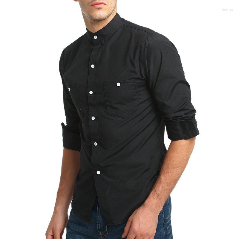 Men's Casual Shirts COLDKER Arrivals Long Sleeve Shirt Solid Fitness Mens Stand Collar Super Slim Fit Business Button Tops, Green
Men's Casual Shirts COLDKER Arrivals Long Sleeve Shirt Solid Fitness Mens Stand Collar Super Slim Fit Business Button Tops, Green
