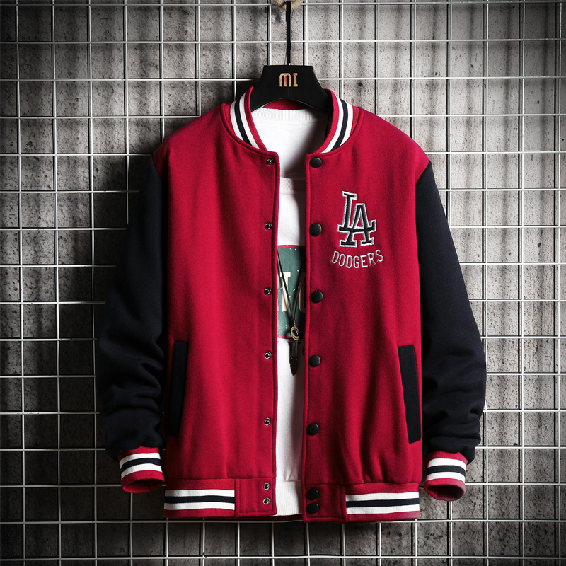 Mens Jackets Arrival Baseball Jackets Mens Casual Loose top Fashion Mens Coat Rib Sleeve Cotton Embroidery Bomber Jacket 221006