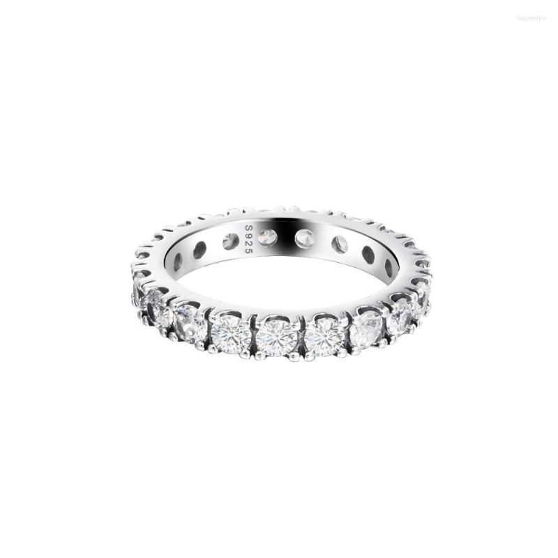 Cluster Rings Authentic 925 Sterling Silver Sparkling Row Eternity For Women Wedding Jewelry Party Gift Bague Femme 2022 Winter
Cluster Rings Authentic 925 Sterling Silver Sparkling Row Eternity For Women Wedding Jewelry Party Gift Bague Femme 2022 Winter
