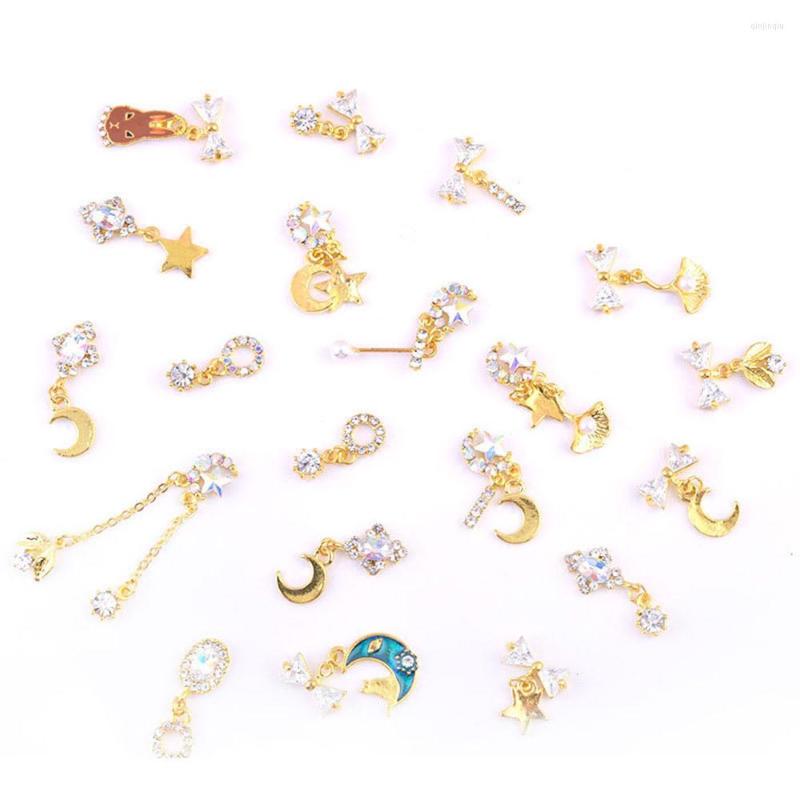 Nail Art Decorations 10Pcs/Set 27 Style 3D Moon/Star/Gems Chain Rhinestones Jewelry Crystal Metal Pearl Charm Pendant HJ#50
Nail Art Decorations 10Pcs/Set 27 Style 3D Moon/Star/Gems Chain Rhinestones Jewelry Crystal Metal Pearl Charm Pendant HJ#50