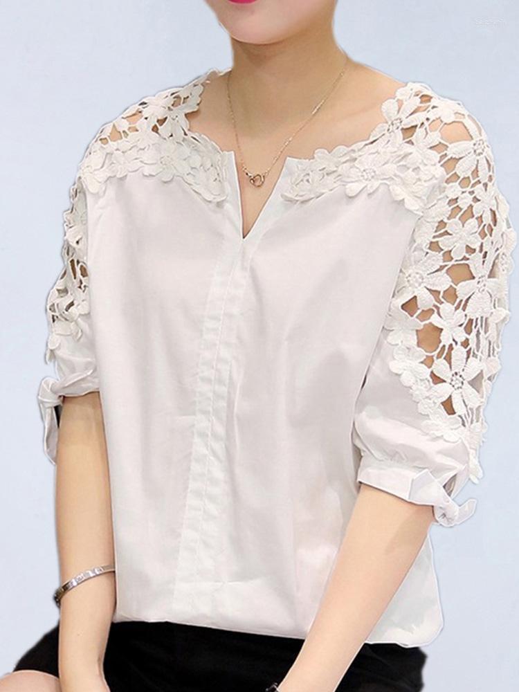 Women' Blouses Summer Women Lace 2022 Fashion Woman Shirt Hollow Out Casual Short Sleeve Shirts Tops Clothing, Black
Women' Blouses Summer Women Lace 2022 Fashion Woman Shirt Hollow Out Casual Short Sleeve Shirts Tops Clothing, Black