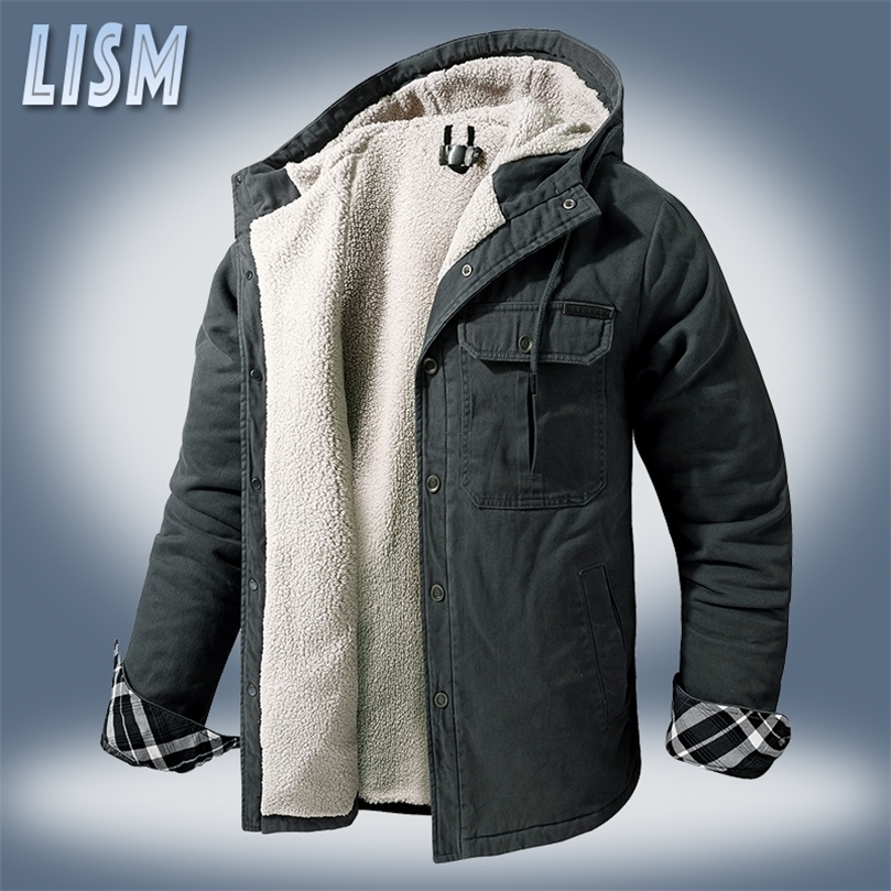 Mens Down Parkas LISM Mens Parkas Jackets Winter Warm Jacket Men Fleece Hooded Coat Thicken Outwear Solid Color Plus Size Multi Pocket Coats 2201006, Khaki 3255
Mens Down Parkas LISM Mens Parkas Jackets Winter Warm Jacket Men Fleece Hooded Coat Thicken Outwear Solid Color Plus Size Multi Pocket Coats 2201006, Khaki 3255