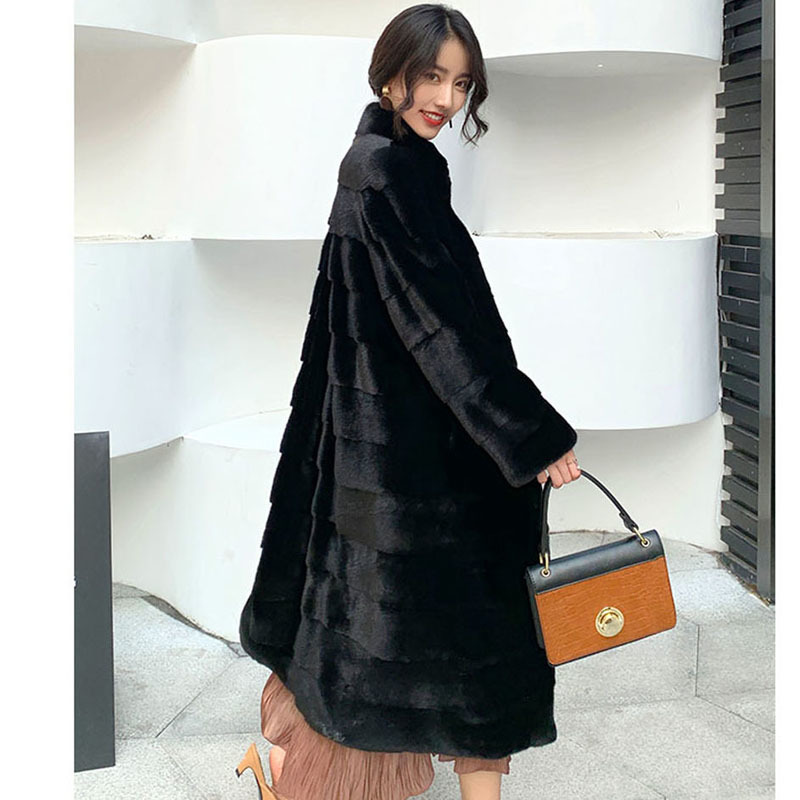 Women's Fur Faux Real Mink Coat Women Winter Standing collar natural fur Jacket Fashion silm Outwear Vest 221006, Black
Women's Fur Faux Real Mink Coat Women Winter Standing collar natural fur Jacket Fashion silm Outwear Vest 221006, Black