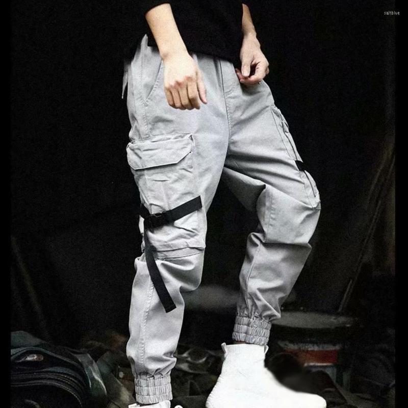 Men's Pants Close-fitting Straight Strap Decor Ankle-banded Stretchy Waist Jogger Trousers Male Garment, Grey
Men's Pants Close-fitting Straight Strap Decor Ankle-banded Stretchy Waist Jogger Trousers Male Garment, Grey