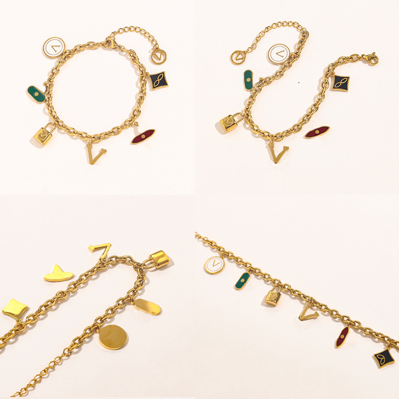 Fashion Bracelets Popular Brand Link Chain Designers Jewelry Luxury Charm Bracelet For Women Holiday Birthday Party Gift Gold-Plated
Fashion Bracelets Popular Brand Link Chain Designers Jewelry Luxury Charm Bracelet For Women Holiday Birthday Party Gift Gold-Plated