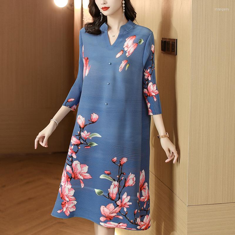Casual Dresses SuperAen Elegant Women Autumn Pleated Retro Dress Lady Long Sleeve 2022 Oversize, Blue
Casual Dresses SuperAen Elegant Women Autumn Pleated Retro Dress Lady Long Sleeve 2022 Oversize, Blue