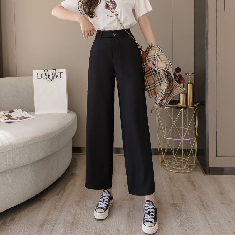 Womens Pants Capris Sweatpants Women Clothes Pants Streetwear Summer Fashion Korean Style Wide Leg Harajuku Baggy Black High Waisted Vintage 221007