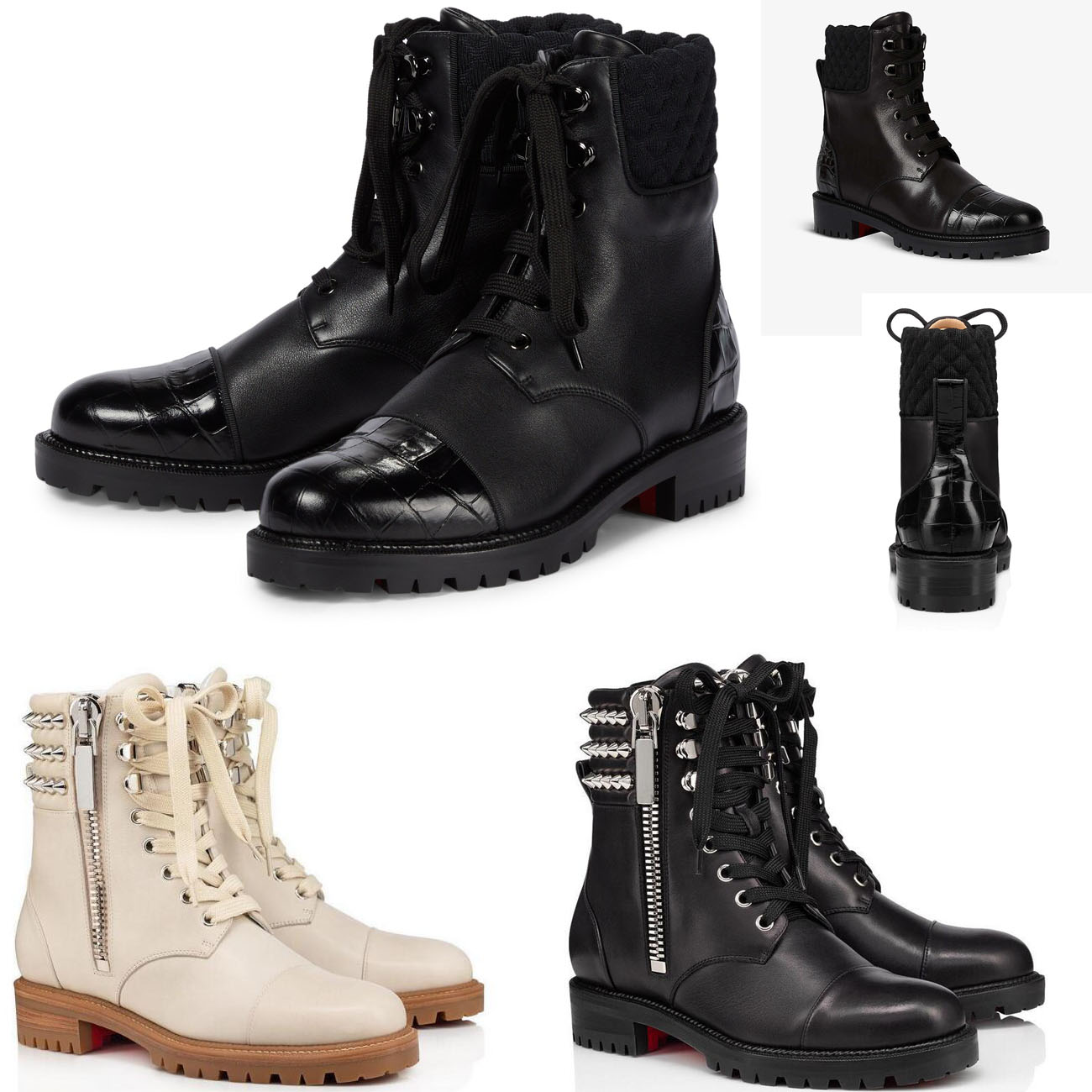 Elegant Brands designer Women's Red Bottomll Boot Winter Spikes Mayr Boot Ankle Boots Chunky Heels Lug Sole Famous Lady Party Wedding Combat Booties Shoe EU35-44
Elegant Brands designer Women's Red Bottomll Boot Winter Spikes Mayr Boot Ankle Boots Chunky Heels Lug Sole Famous Lady Party Wedding Combat Booties Shoe EU35-44