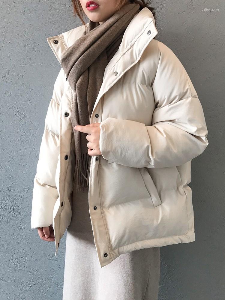Women' Down Fashion Solid Women' Winter Jacket Stand Collar Short Single-breasted Coat Preppy Style Parka Ladies Chic Outwear Female
Women' Down Fashion Solid Women' Winter Jacket Stand Collar Short Single-breasted Coat Preppy Style Parka Ladies Chic Outwear Female