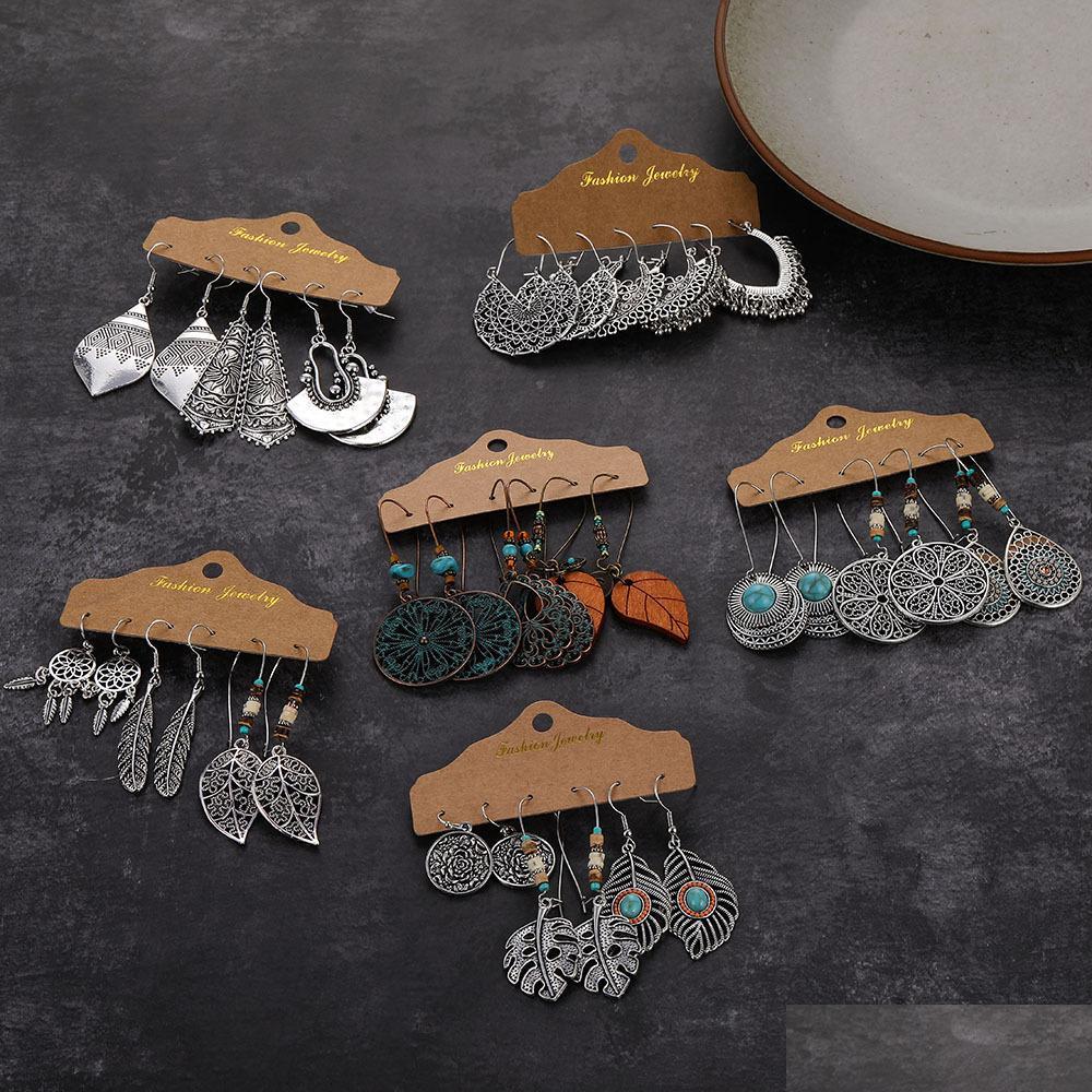 Dangle Chandelier Bohemian Vintage Dangle Drop Earrings Set For Women Trendy Ethnic Leaf Sun Moon Earring Fashion Jewelr Bdejewelry Dhtrb
Dangle Chandelier Bohemian Vintage Dangle Drop Earrings Set For Women Trendy Ethnic Leaf Sun Moon Earring Fashion Jewelr Bdejewelry Dhtrb