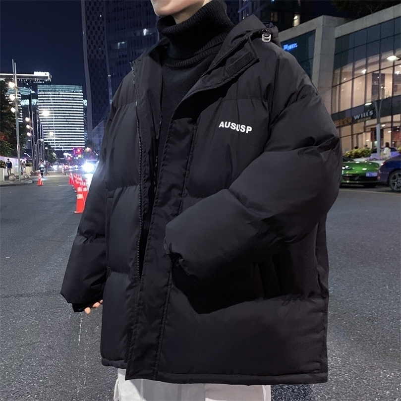 Mens Down Parkas Winter Mens Jacket Japanese Trend Thick Winter Jacket Hooded Men Student Down Jacket Plus Size Warm Puffer Jackets 2201006, White
Mens Down Parkas Winter Mens Jacket Japanese Trend Thick Winter Jacket Hooded Men Student Down Jacket Plus Size Warm Puffer Jackets 2201006, White