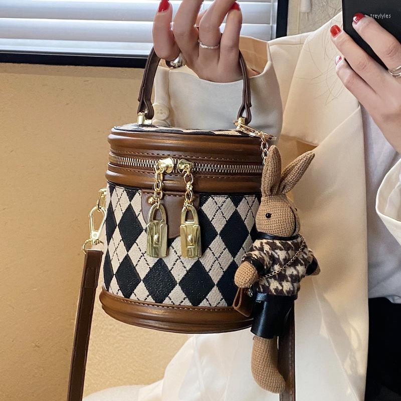 Evening Bags Bucket Bag Women's Handbag Messenger British Style Portable Shoulder Top Handle Tote Purses And Handbags, Brown
Evening Bags Bucket Bag Women's Handbag Messenger British Style Portable Shoulder Top Handle Tote Purses And Handbags, Brown