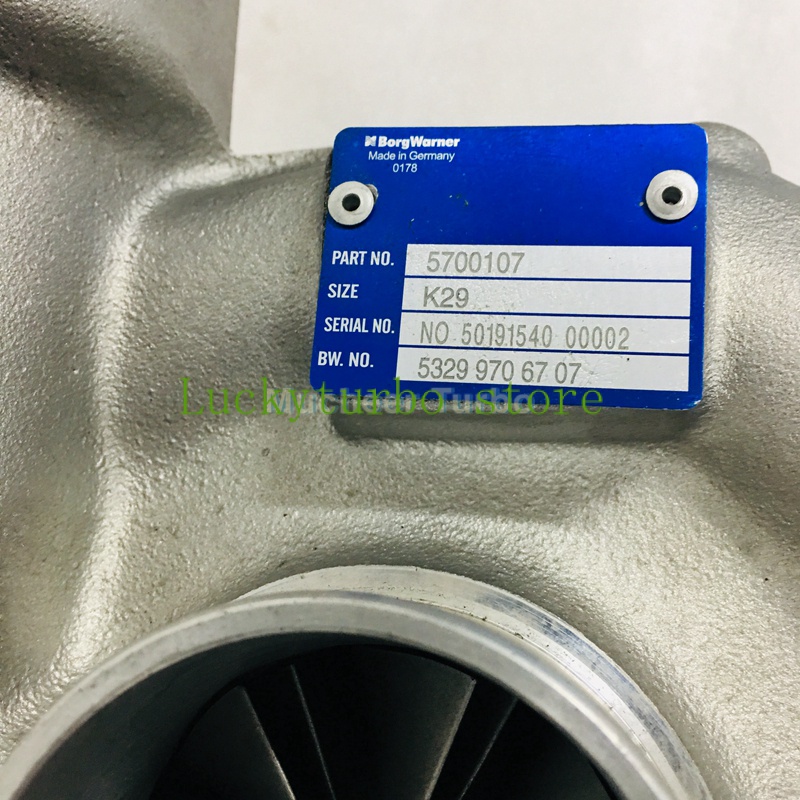 K29 Turbo for Liebherr Mobile Crane with D926TI Engine Turbocharger 53299886707 53299886406 5329299706707 5700107