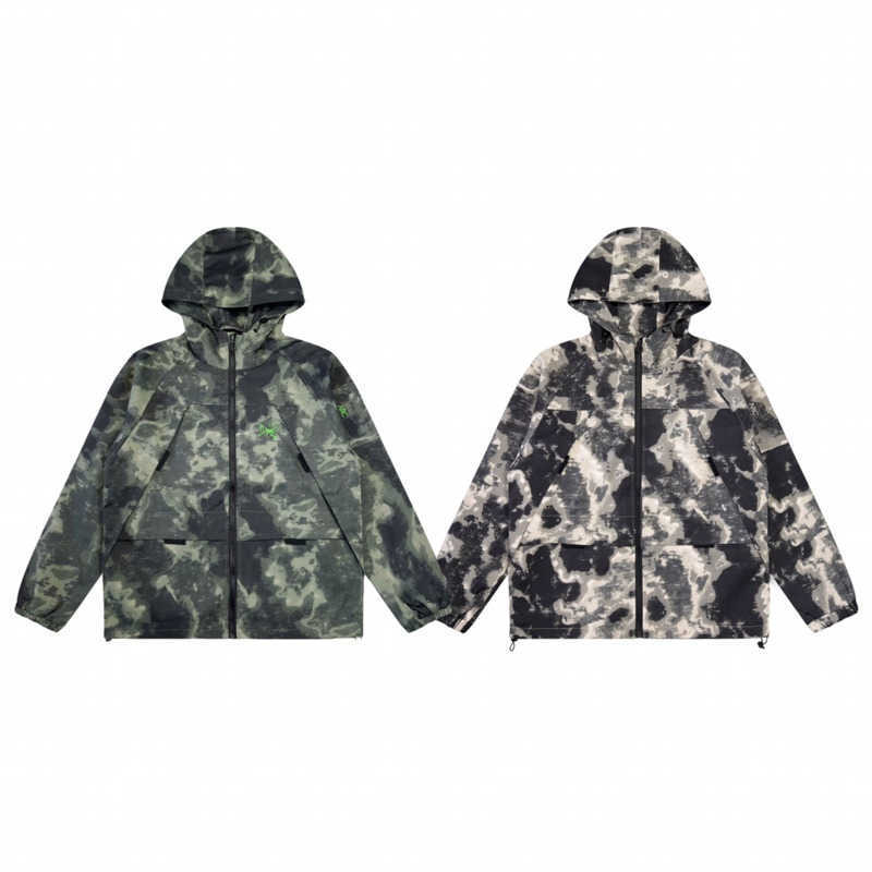 Arc jacket designer storm jackets autumn camouflage outdoor windproof waterproof breathable zipper cardigan coat hooded top men women, Green
Arc jacket designer storm jackets autumn camouflage outdoor windproof waterproof breathable zipper cardigan coat hooded top men women, Green