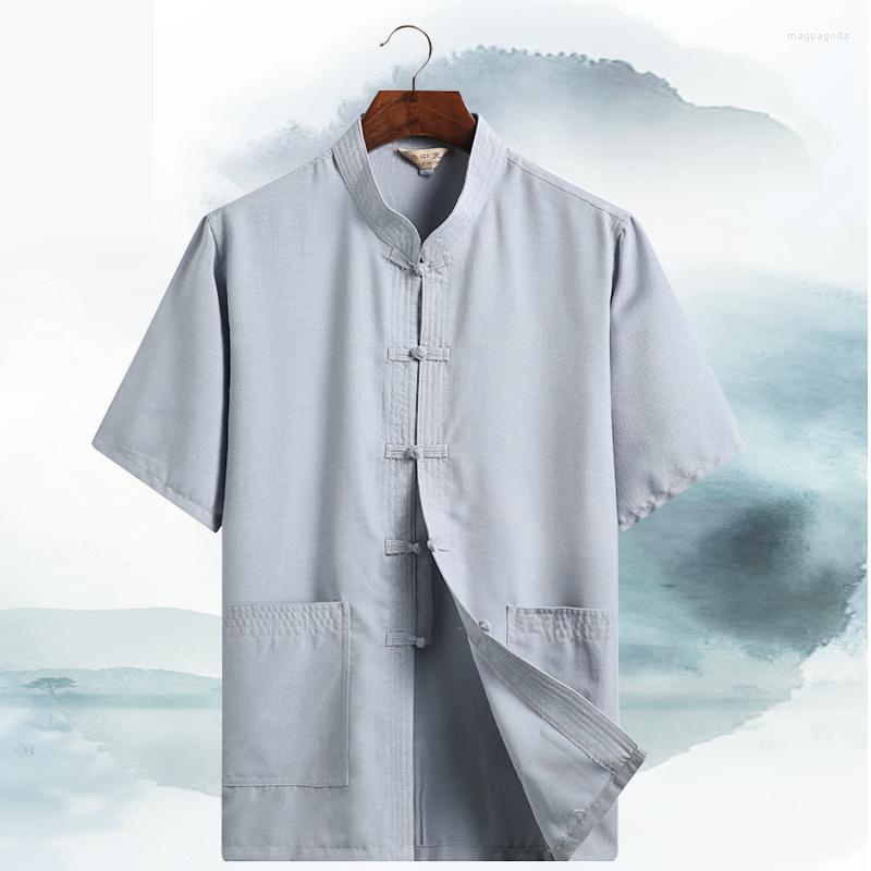 Ethnic Clothing Summer Male Solid Tai Chi Chinese Traditional Wushu Men High Quality Cotton Linen Short Sleeve Tang Suit
Ethnic Clothing Summer Male Solid Tai Chi Chinese Traditional Wushu Men High Quality Cotton Linen Short Sleeve Tang Suit
