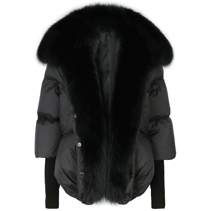 Women's Fur Faux YOLOAgain Oversized Winter Warm Real Collar Black Down Coat Women Puffer Outerwear Jackets Autumn 221006, As shown
Women's Fur Faux YOLOAgain Oversized Winter Warm Real Collar Black Down Coat Women Puffer Outerwear Jackets Autumn 221006, As shown