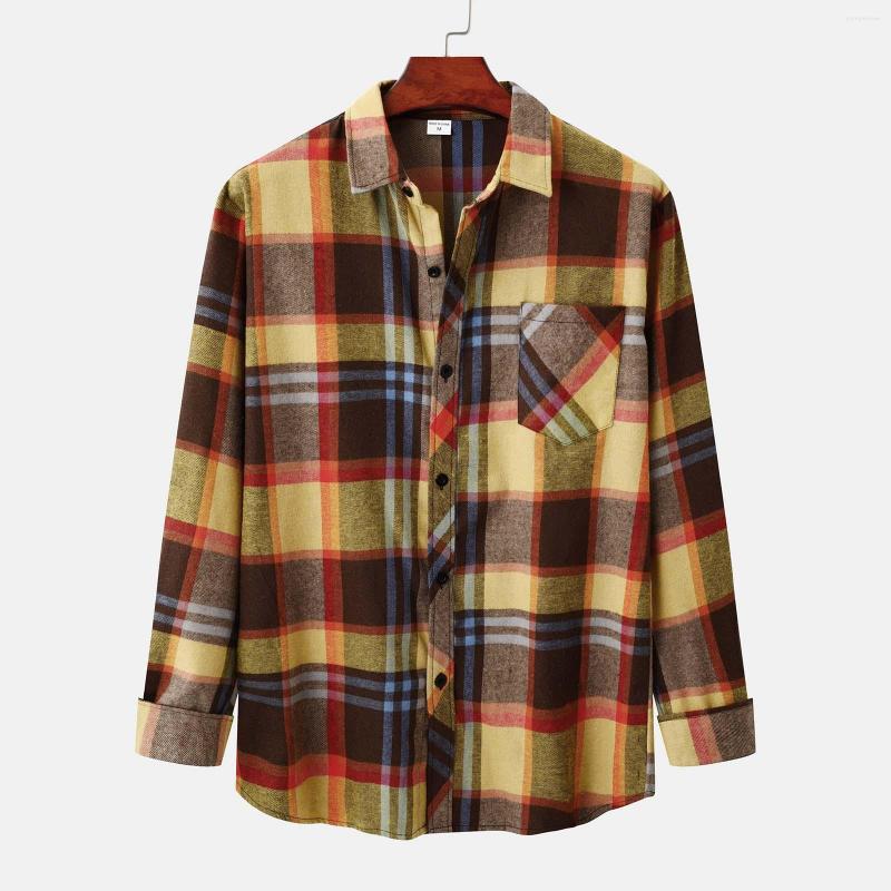Men' Casual Shirts One Shirt Male Autumn Plaid Printed Turn Down Collar Long Sleeve Blouse Tech Wear, Black
Men' Casual Shirts One Shirt Male Autumn Plaid Printed Turn Down Collar Long Sleeve Blouse Tech Wear, Black