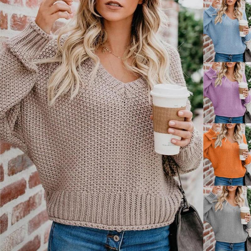 Women's Sweaters Springtime Autumn Women's Pullover European American Loose Knit V Neck Sweater Jumper, Khaki
Women's Sweaters Springtime Autumn Women's Pullover European American Loose Knit V Neck Sweater Jumper, Khaki