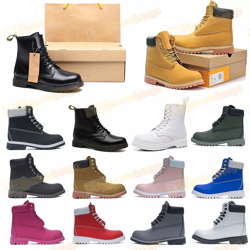 Designer Ankle Platform land Boots mens womens Leather Shoes Winter Boot for Cowboy Yellow Red Blue Black Pink Hiking Work Motorcycle sneakers size 36-45
Designer Ankle Platform land Boots mens womens Leather Shoes Winter Boot for Cowboy Yellow Red Blue Black Pink Hiking Work Motorcycle sneakers size 36-45