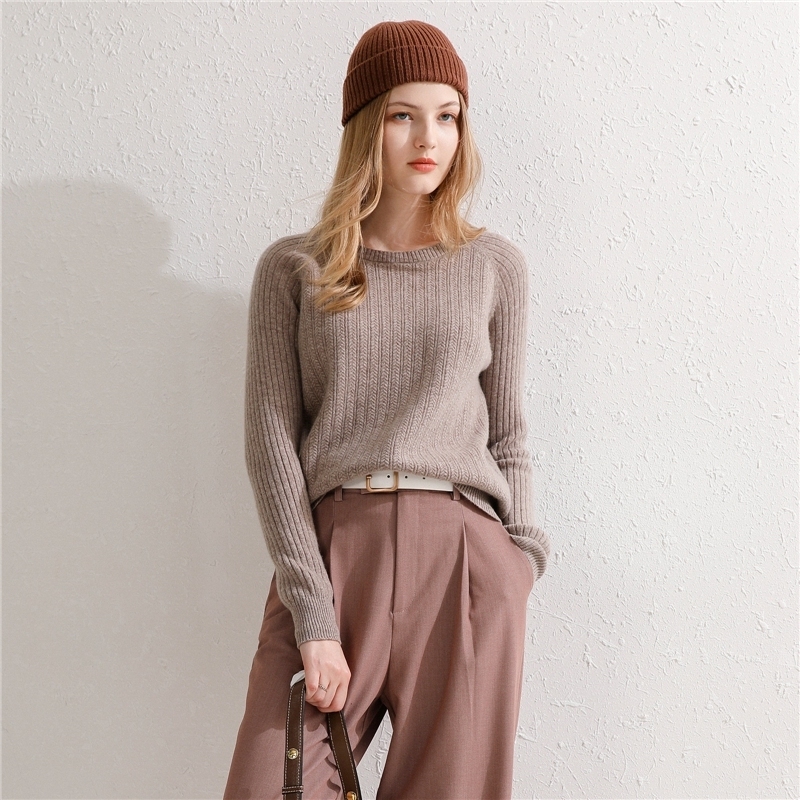 Women's Knits Tees Autumn Women 100 Pure Wool Sweater Cashmere ONeck Pullover Slim Solid Color Knit Bottoming Shirt Plus Size 221007