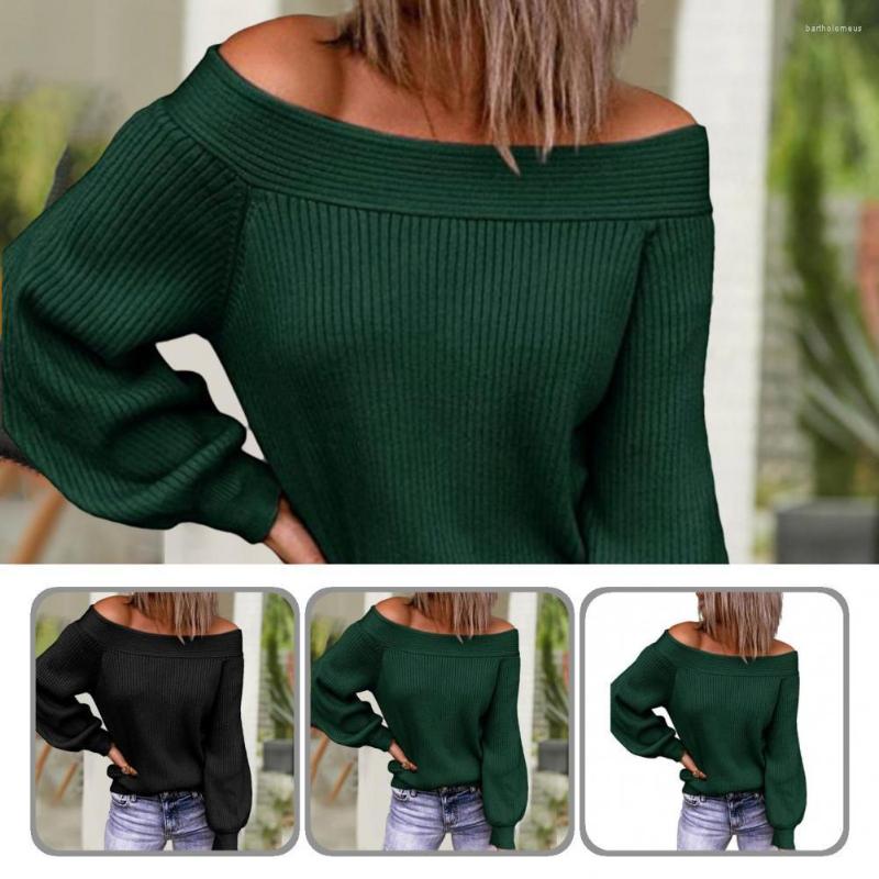 Women's Sweaters Sweater Casual Slash Neck Strapless Patchwork Top Knitwear Loose All Match Streetwear, Black
Women's Sweaters Sweater Casual Slash Neck Strapless Patchwork Top Knitwear Loose All Match Streetwear, Black