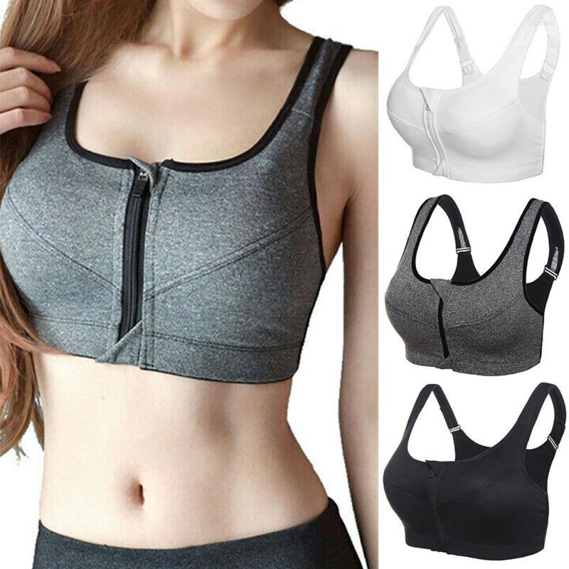 Yoga Outfit Women Front Zip Sports Bra Push Up High Impact Wireless Padded Tank Top For Running Fitness Workout, Black
Yoga Outfit Women Front Zip Sports Bra Push Up High Impact Wireless Padded Tank Top For Running Fitness Workout, Black