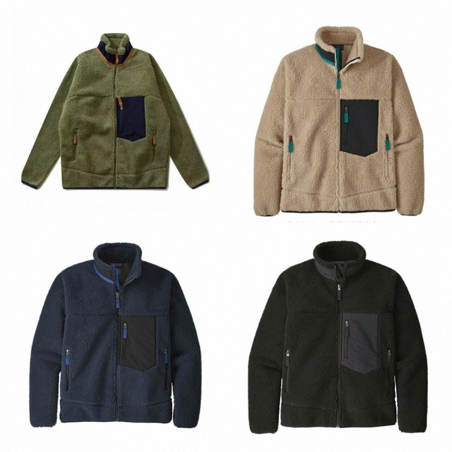 2022 Designer Mens Women Patagonias Jacket Thick Warm Down Classic Retro Antumn Winter Couple Models Lamb Fleece Plus Size S-XXXL Coat Size, I need see other product
2022 Designer Mens Women Patagonias Jacket Thick Warm Down Classic Retro Antumn Winter Couple Models Lamb Fleece Plus Size S-XXXL Coat Size, I need see other product