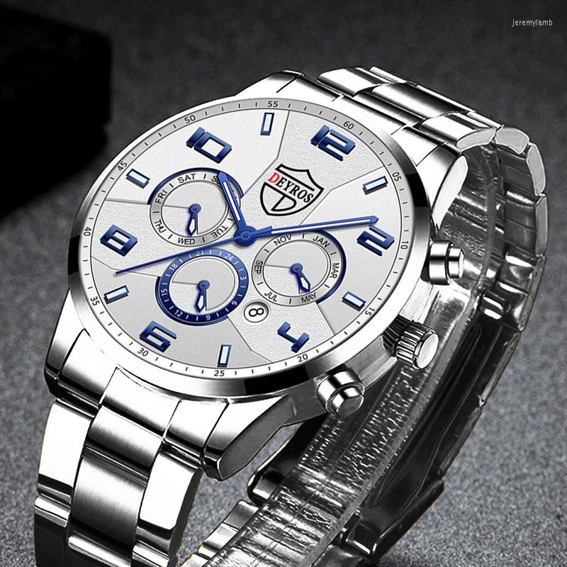 Wristwatches Reloj Hombre 2022 Fashion Mens Sports Watches Luxury Men Business Stainless Steel Quartz Watch Luminous Clock Relogio Masculino, As shown 1
Wristwatches Reloj Hombre 2022 Fashion Mens Sports Watches Luxury Men Business Stainless Steel Quartz Watch Luminous Clock Relogio Masculino, As shown 1
