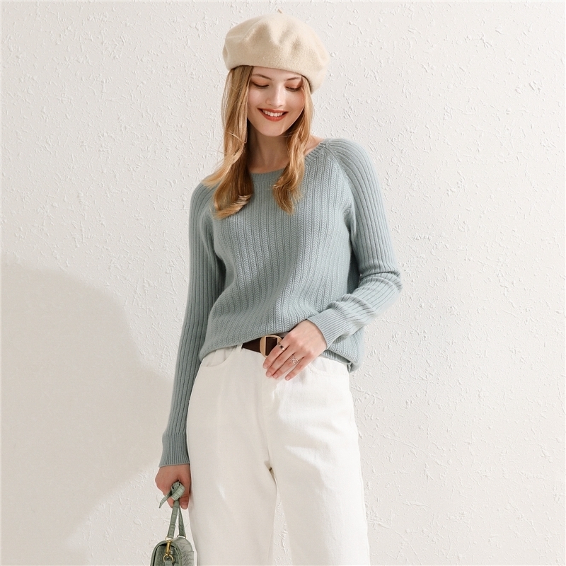 Women's Knits Tees Autumn Women 100 Pure Wool Sweater Cashmere ONeck Pullover Slim Solid Color Knit Bottoming Shirt Plus Size 221007