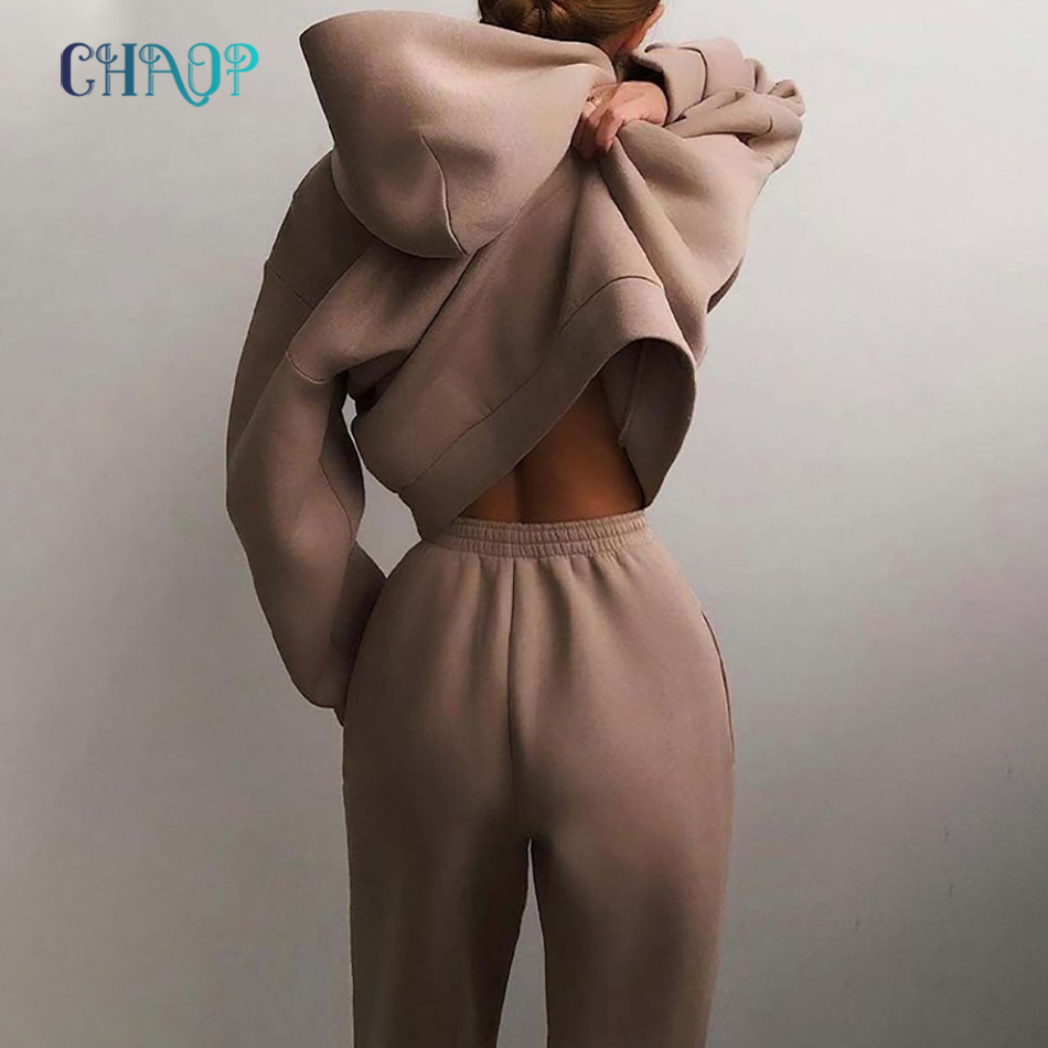 Women's Two Piece Pants Winter Two Piece Sets Women Tracksuit Oversized Suit Autumn Trouser Suits Female Sweatshirt Print Sports Hoodie Sportswea