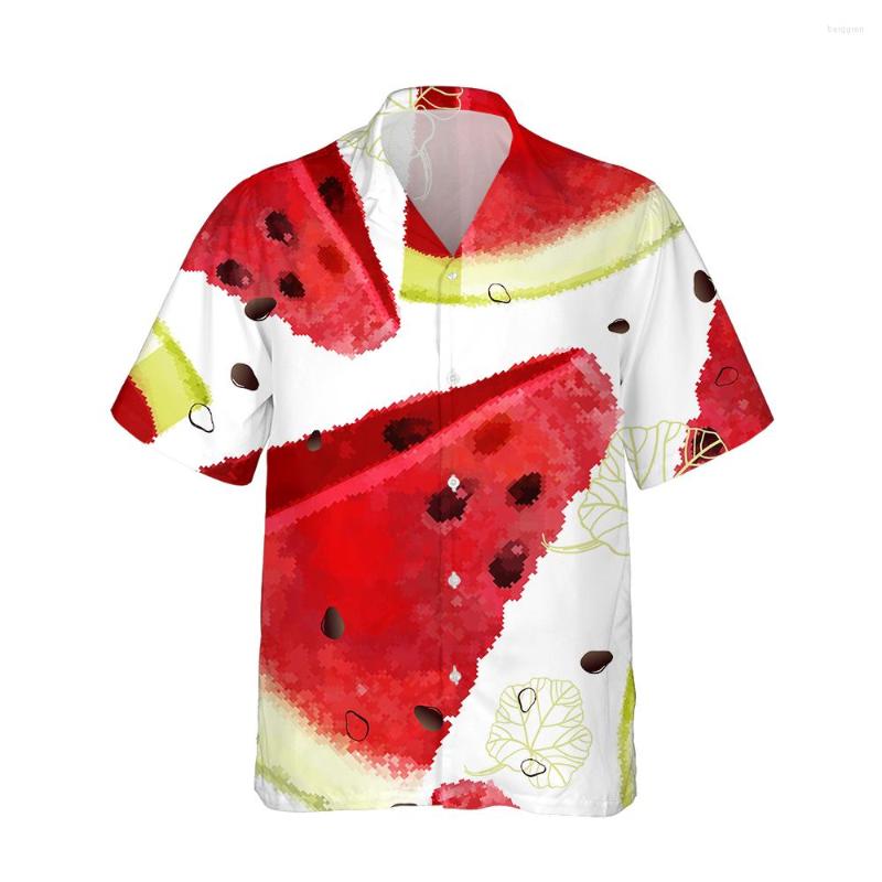 Men' Casual Shirts Jumeast 3d Creative Watermelon Fruit Printed Mens Hawaiian Shirt Short Sleeve Funny Fashion For Men Loose Streetwear, 03
Men' Casual Shirts Jumeast 3d Creative Watermelon Fruit Printed Mens Hawaiian Shirt Short Sleeve Funny Fashion For Men Loose Streetwear, 03