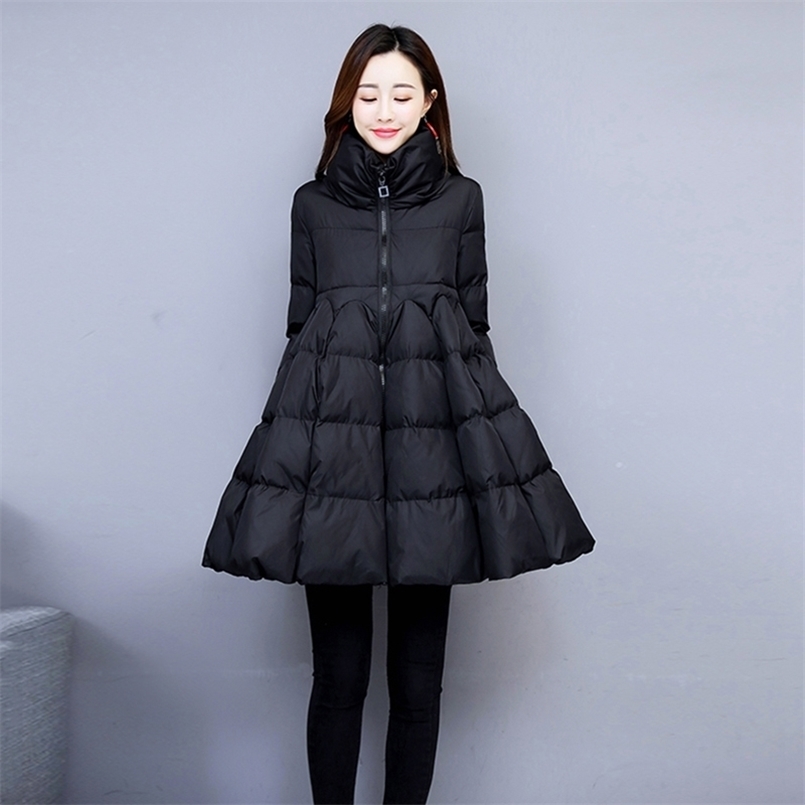 Women's Down Parkas Women Winter Jacket Loose Plus size Coats Women's Cloak Fashion A-line Thick Outwear Female Winter Warm Parka Coat Jackets 221007, Black
Women's Down Parkas Women Winter Jacket Loose Plus size Coats Women's Cloak Fashion A-line Thick Outwear Female Winter Warm Parka Coat Jackets 221007, Black
