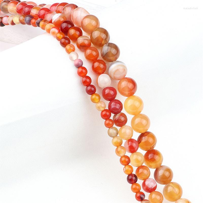 Beads For Handmade DIY Bracelet Carnelian Orange Smooth Agates Natural Stone 8/6/4mm Striped Round Loose Bead Jewelry Making Accessory
Beads For Handmade DIY Bracelet Carnelian Orange Smooth Agates Natural Stone 8/6/4mm Striped Round Loose Bead Jewelry Making Accessory