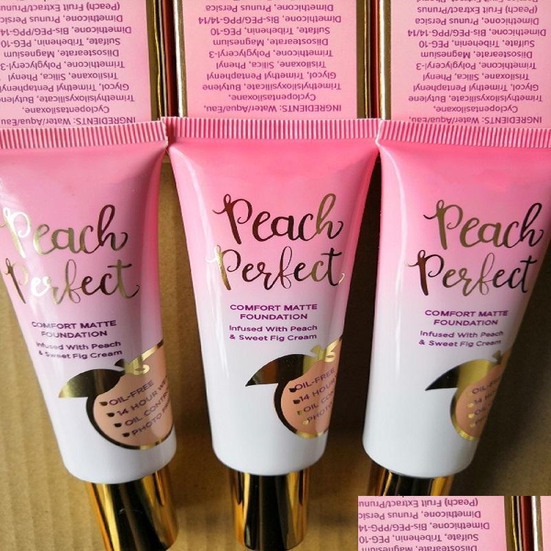 Foundation Makeup Peach Perfect Comfort Matte Foundation 3Colors 48Ml Face Cream High Quality Drop Delivery 2021 Health Be Topscissors Dhz0H, Customize
Foundation Makeup Peach Perfect Comfort Matte Foundation 3Colors 48Ml Face Cream High Quality Drop Delivery 2021 Health Be Topscissors Dhz0H, Customize