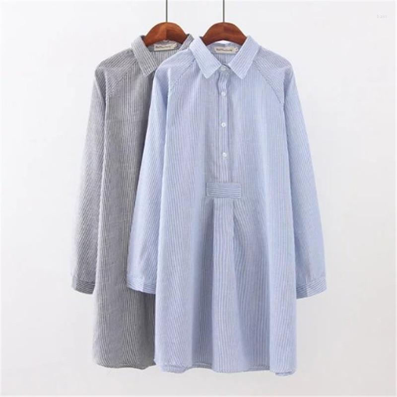 Women's Blouses Fall Long Sleeve Shirts Female Tops 2022 Plus Size Women Pullovers XXXL 4XL Clothing Casual Loose Stripe Blusas, Gray
Women's Blouses Fall Long Sleeve Shirts Female Tops 2022 Plus Size Women Pullovers XXXL 4XL Clothing Casual Loose Stripe Blusas, Gray