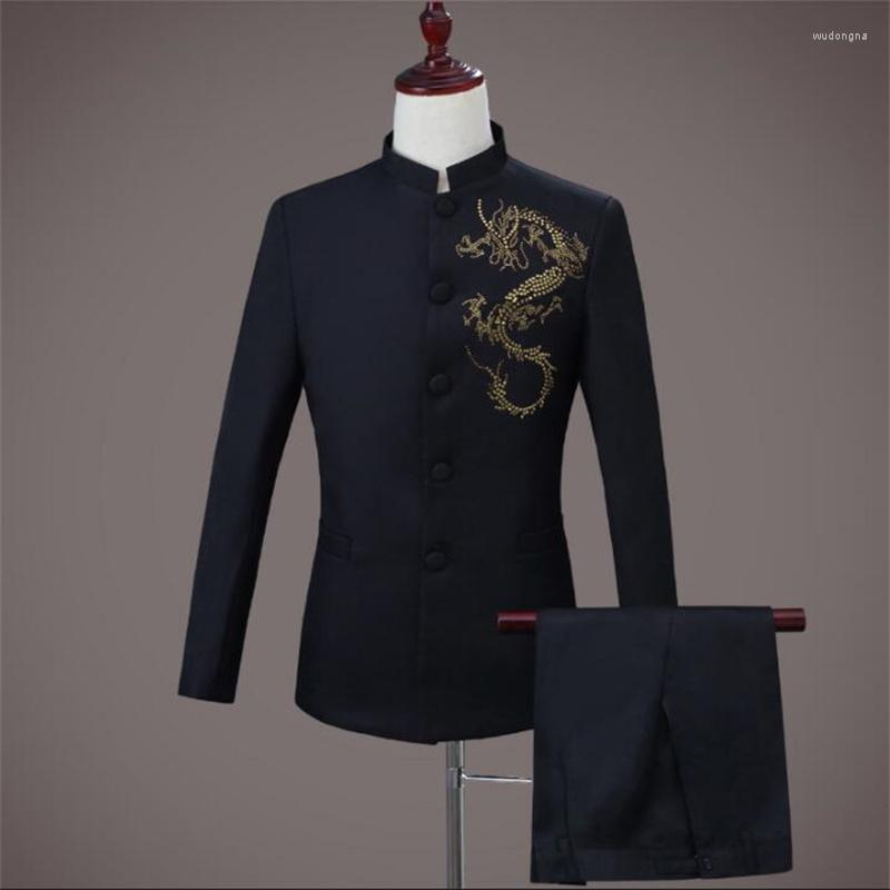 Men's Suits Black Blazer Drilling Men Groom Suit Set With Pants Mens Wedding Fashion Costume Singer Stage Clothing Formal Dress, Gold
Men's Suits Black Blazer Drilling Men Groom Suit Set With Pants Mens Wedding Fashion Costume Singer Stage Clothing Formal Dress, Gold