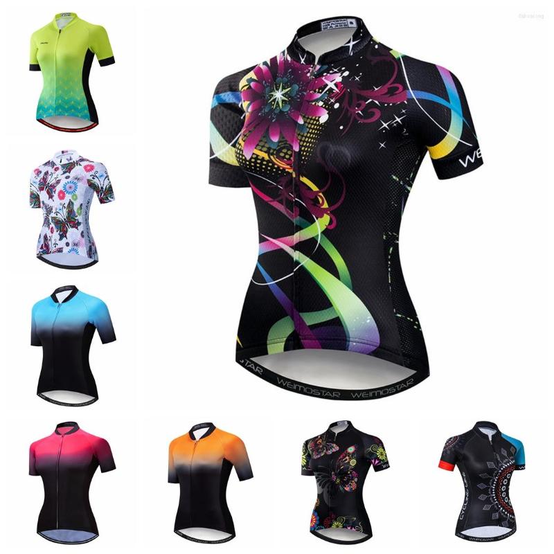 Racing Jackets Cycling Jersey Women Bike Shirt Short Sleeve Mountain Road MTB Top Bicycle Clothing Summer Uniform Flower Red, 22
Racing Jackets Cycling Jersey Women Bike Shirt Short Sleeve Mountain Road MTB Top Bicycle Clothing Summer Uniform Flower Red, 22
