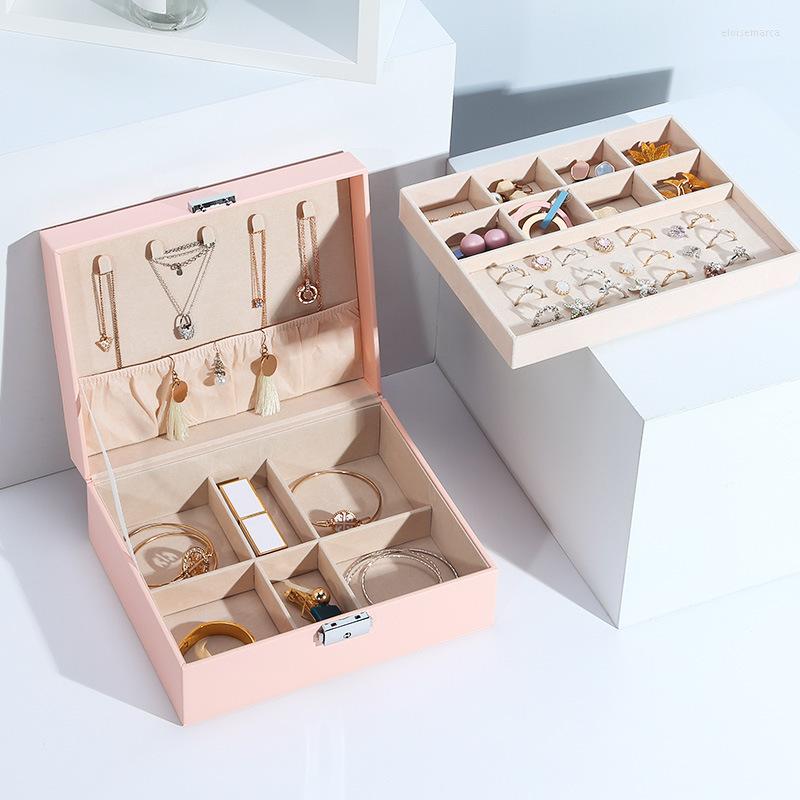 Jewelry Pouches Pink Large Velvet Storage Case Organizer PU Leather Necklace Ring Earring Jewellery Box Packaging Casket
Jewelry Pouches Pink Large Velvet Storage Case Organizer PU Leather Necklace Ring Earring Jewellery Box Packaging Casket