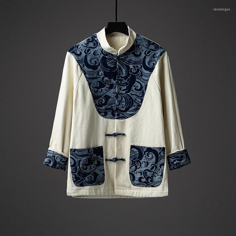 Ethnic Clothing Traditional Chinese For Men Jacquard Patchwork Zen Plus Size Coats Tops Loose Tang Suit Jacket KK3873
Ethnic Clothing Traditional Chinese For Men Jacquard Patchwork Zen Plus Size Coats Tops Loose Tang Suit Jacket KK3873