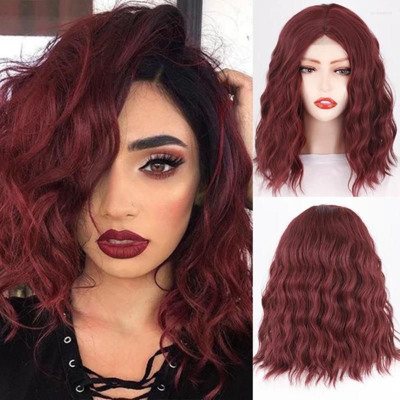 Synthetic Wigs Lolita Short Wine Red Blue Deep Pink Wavy For Black White Women Cosplay Natural Fiber Fake Hair Heat Resistant, P4/24
Synthetic Wigs Lolita Short Wine Red Blue Deep Pink Wavy For Black White Women Cosplay Natural Fiber Fake Hair Heat Resistant, P4/24