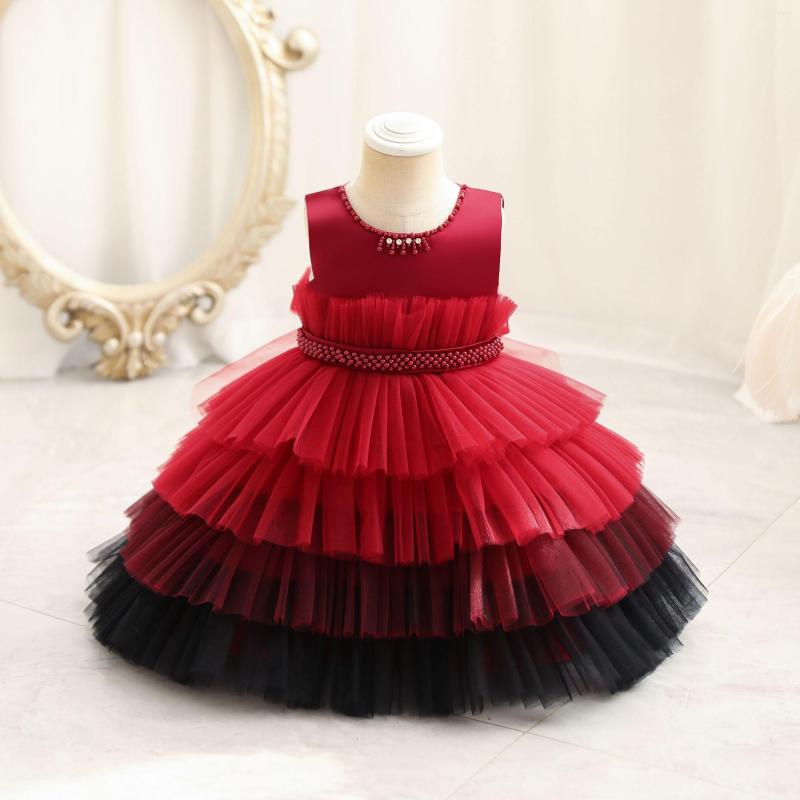 Girl Dresses Blue Red Pink Flower For Weddings Boho Pearls Ruffles Little Kids Birthday Ball Gowns First Communion Dress
Girl Dresses Blue Red Pink Flower For Weddings Boho Pearls Ruffles Little Kids Birthday Ball Gowns First Communion Dress