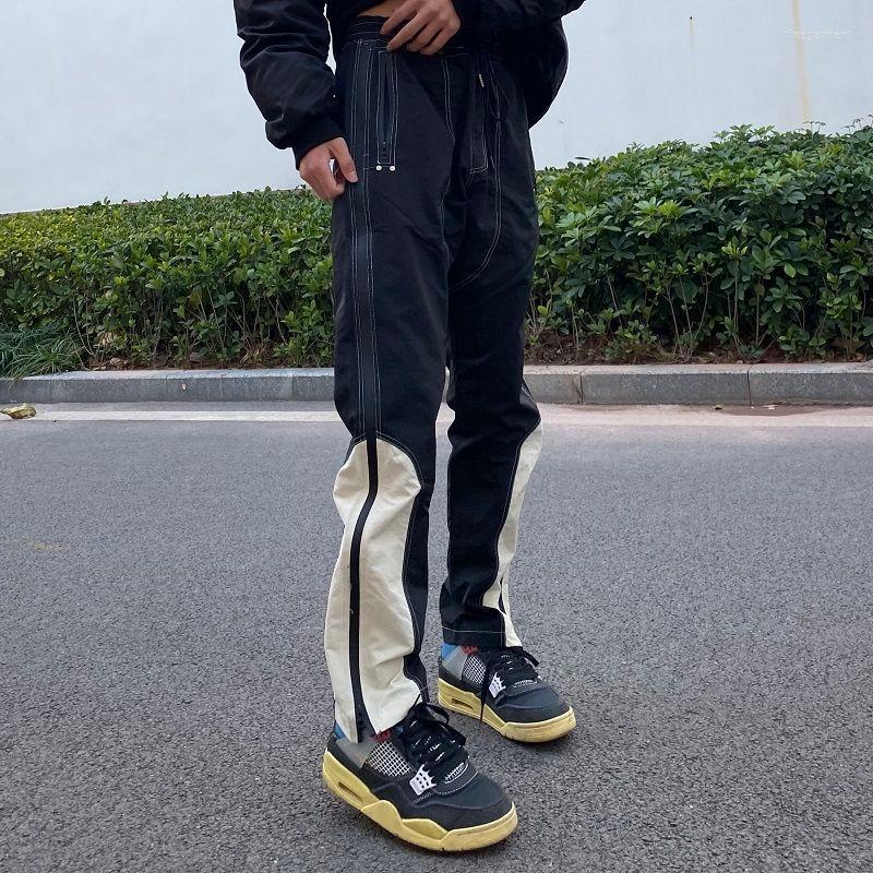 Men's Pants Men Tide Brand Street Straight Side Zipper Niche Long Europeanand American High Harajuku Style Slim Functionalpants, Black
Men's Pants Men Tide Brand Street Straight Side Zipper Niche Long Europeanand American High Harajuku Style Slim Functionalpants, Black