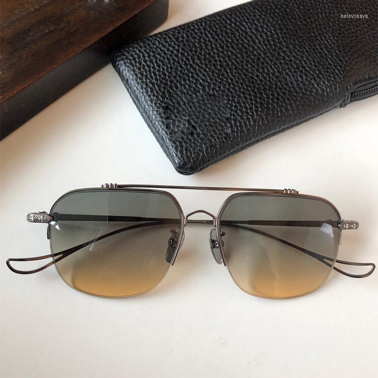 Sunglasses Light Delicate Pure Titanium Material Comfortable Men's Sun Shading UV Protection Elegant Personality Punk Retro
Sunglasses Light Delicate Pure Titanium Material Comfortable Men's Sun Shading UV Protection Elegant Personality Punk Retro