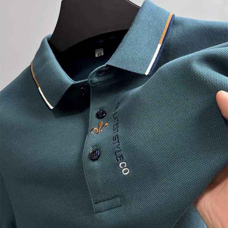 Men's Polos 100 cotton highend long sleeve tshirt men's spring and autumn fashion embroidery Paul polo shirt brand men's wear top 221006, Black
Men's Polos 100 cotton highend long sleeve tshirt men's spring and autumn fashion embroidery Paul polo shirt brand men's wear top 221006, Black
