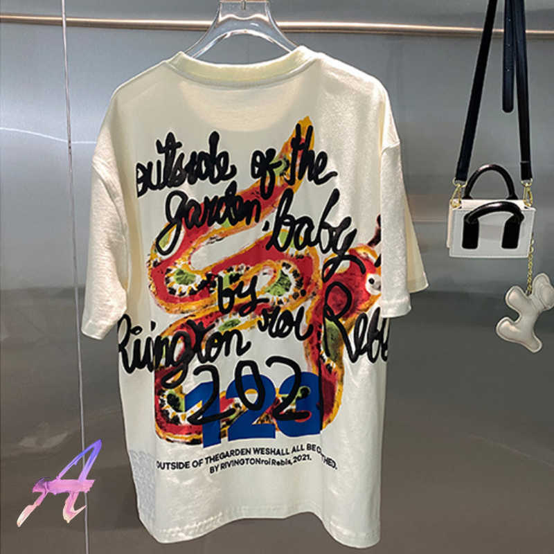 Men's T-Shirts RRR123 Tshirt Rainbow Gluttonous Snake Retro Short-sleeved Three-dimensional Foam Printing Old Oversized T-shirts T221006, R880
Men's T-Shirts RRR123 Tshirt Rainbow Gluttonous Snake Retro Short-sleeved Three-dimensional Foam Printing Old Oversized T-shirts T221006, R880