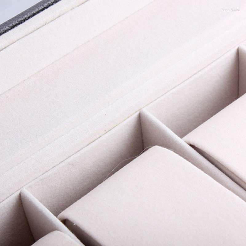 Jewelry Pouches 6 Slots Leather Case Display Storage Box Organizer For Wrist Watches ENDQ
Jewelry Pouches 6 Slots Leather Case Display Storage Box Organizer For Wrist Watches ENDQ
